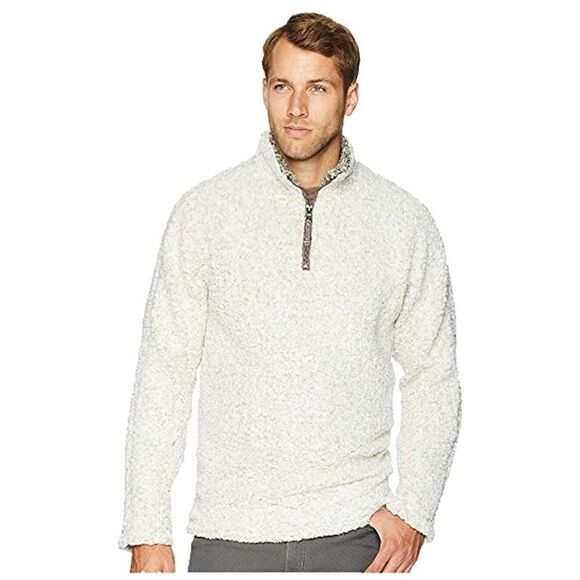 True Grit Men’s Frosty Tipped Quarter Zip Pullover Size M - Picture 1 of 13